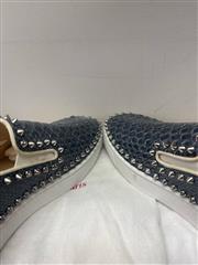 PIK BOAT FLAT PYTHON DENIM/GG BLUE/SILVER